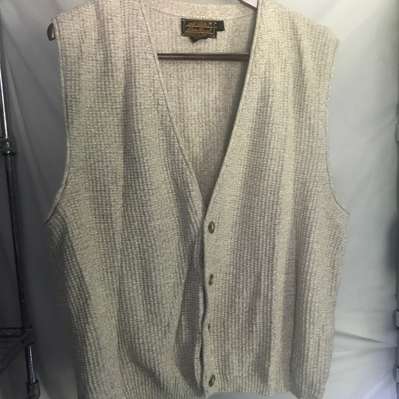 Eddie Bauer Vintage Mens Sweater Vest 